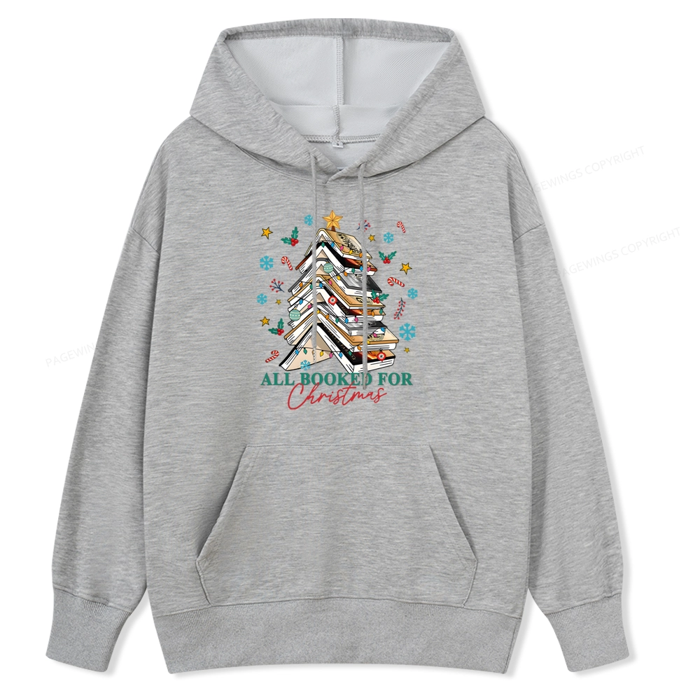 Pagewings Fourth Wing All Booked For Christmas Unisex Classic Hoodie