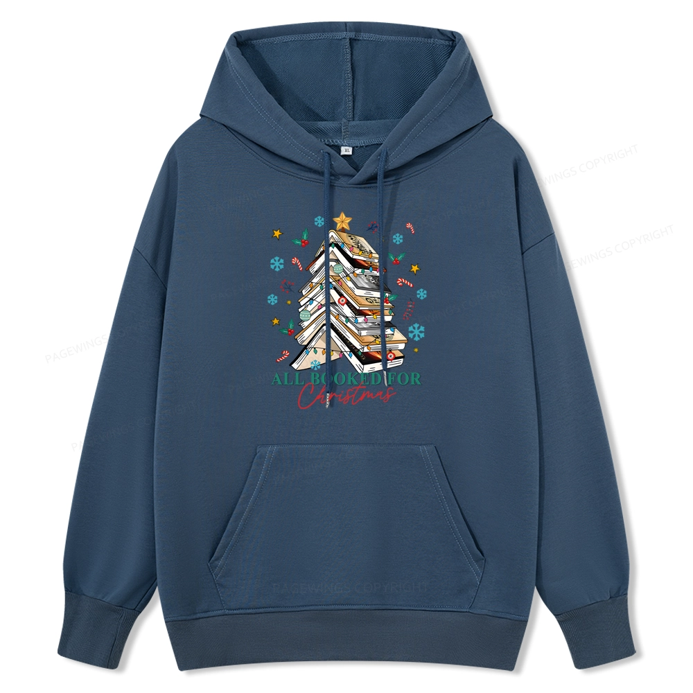 Pagewings Fourth Wing All Booked For Christmas Unisex Classic Hoodie