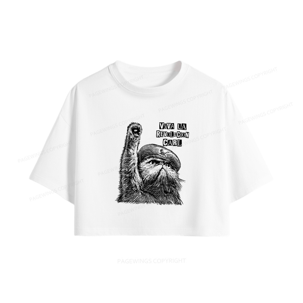 Pagewings Sci-Fi Book Lover Women Crop Tops