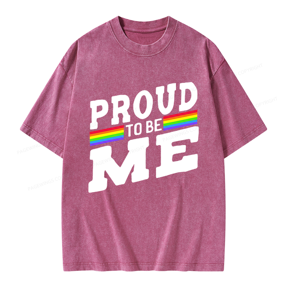 Pagewings Proud to Read Unisex Washed T-shirt