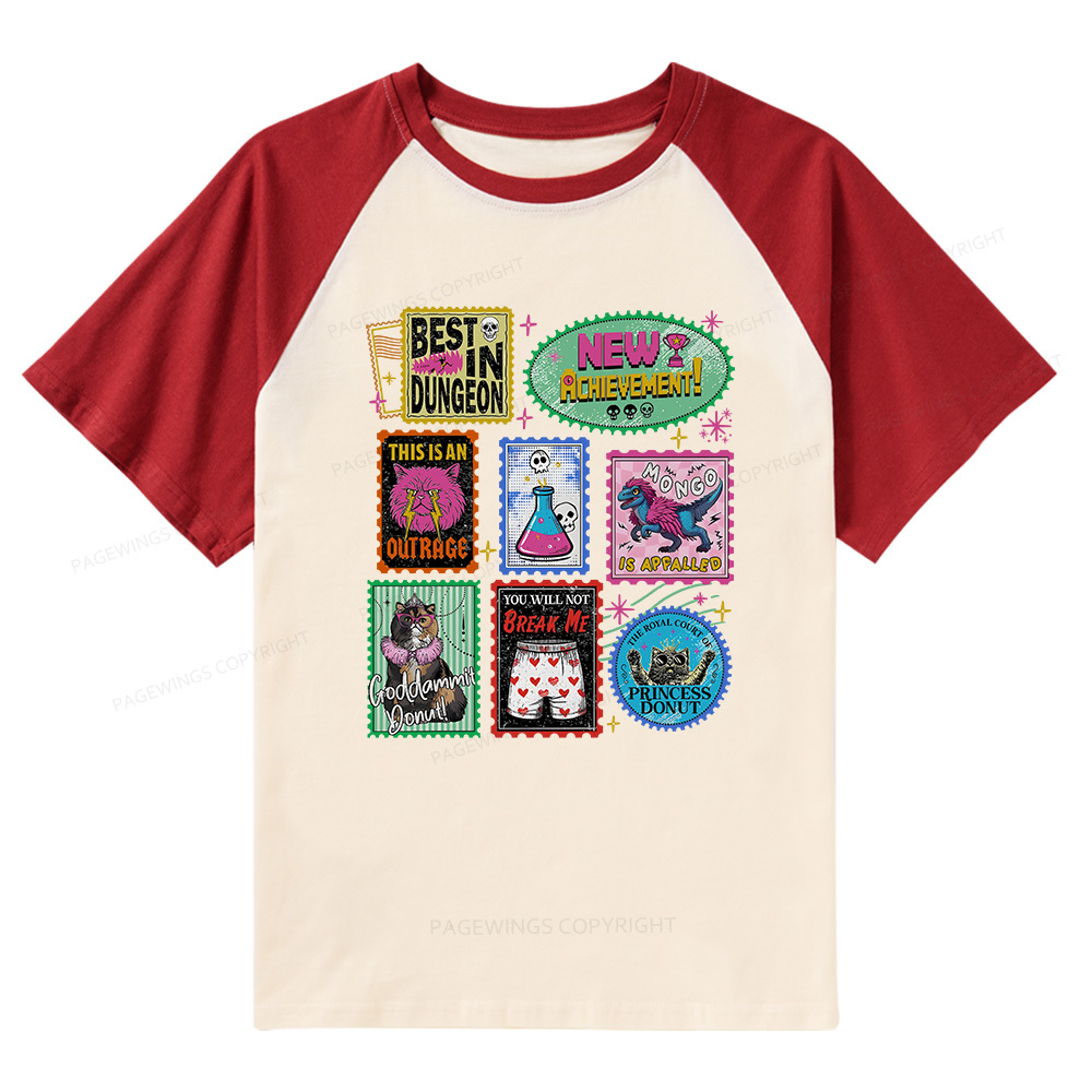 Pagewings Sci-Fi Book Lover Raglan T-shirt