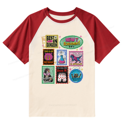 Pagewings Sci-Fi Book Lover Raglan T-shirt