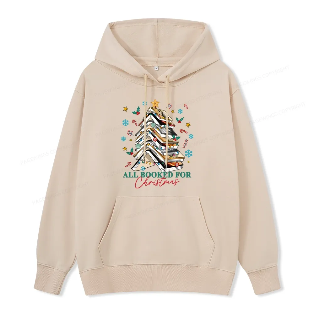 Pagewings Fourth Wing All Booked For Christmas Unisex Classic Hoodie