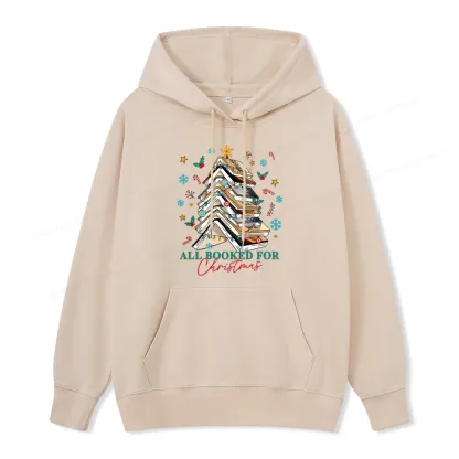 Pagewings Fourth Wing All Booked For Christmas Unisex Classic Hoodie