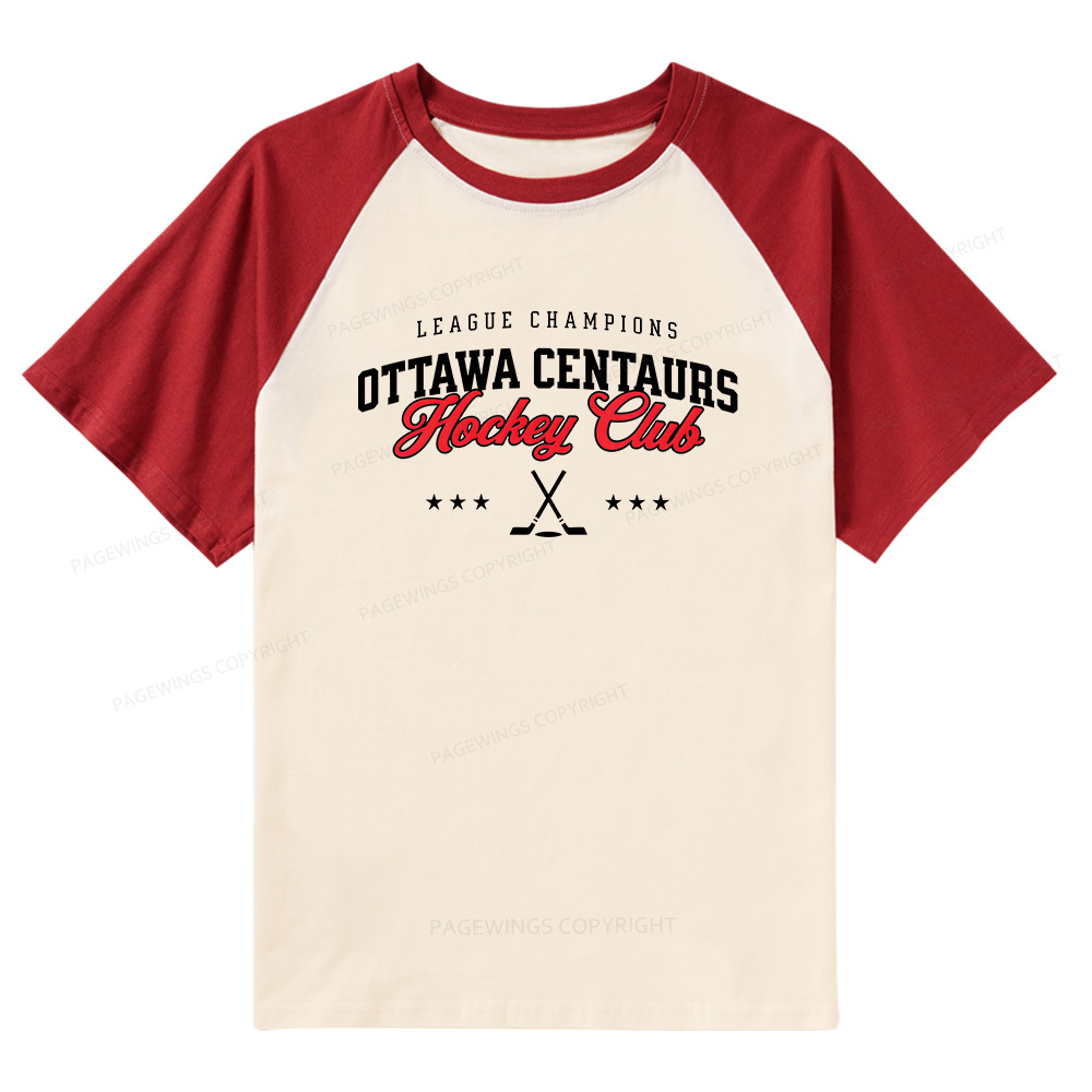 Pagewings Ottawa Centaurs Raglan T-shirt