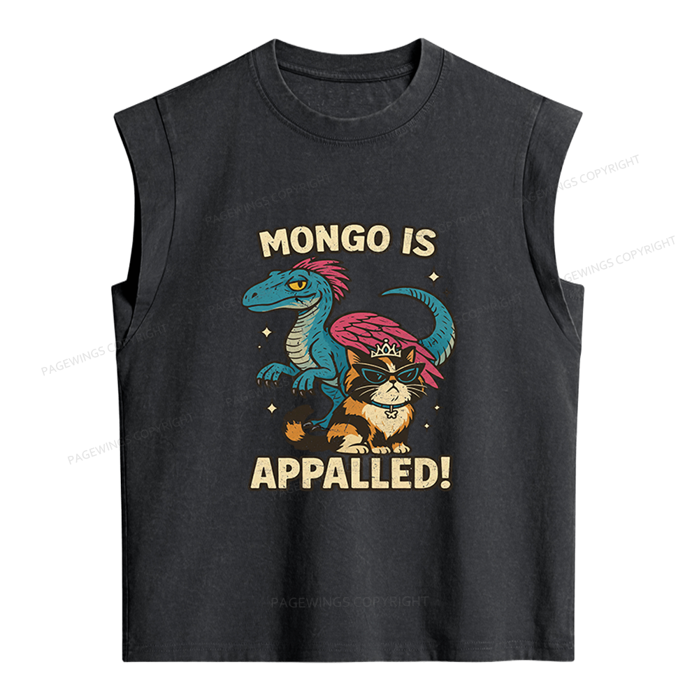 Pagewings Mongo Is Appalled Women's Washed Tank Top
