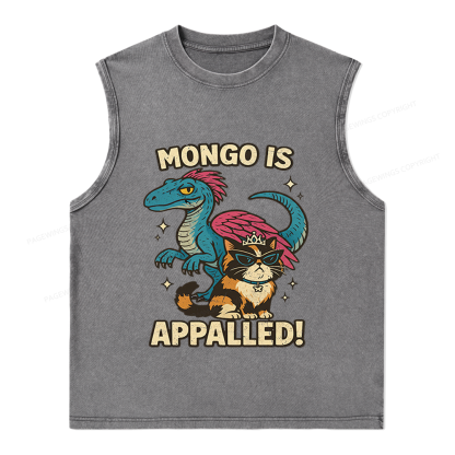Pagewings Mongo Is Appalled Unisex Washed Tank Top