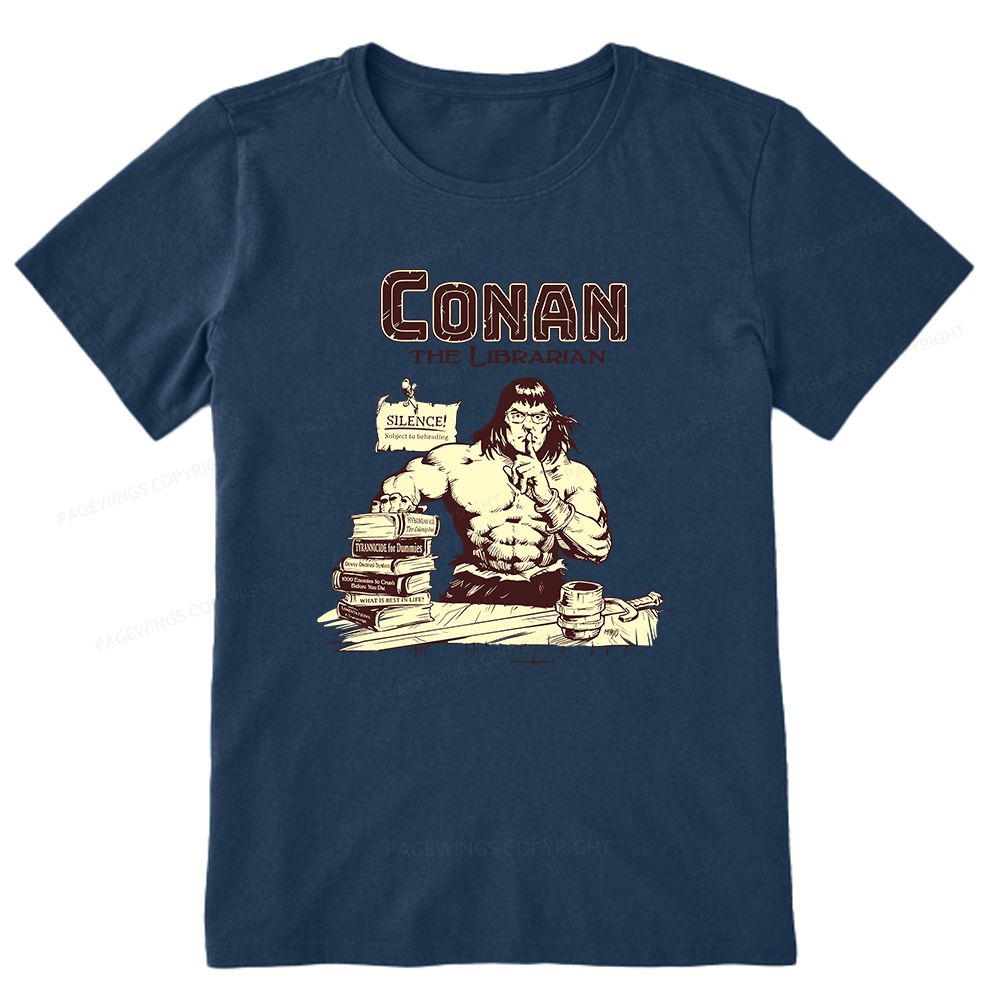 Pagewings Conan The Librarian Unisex Classic T-shirt