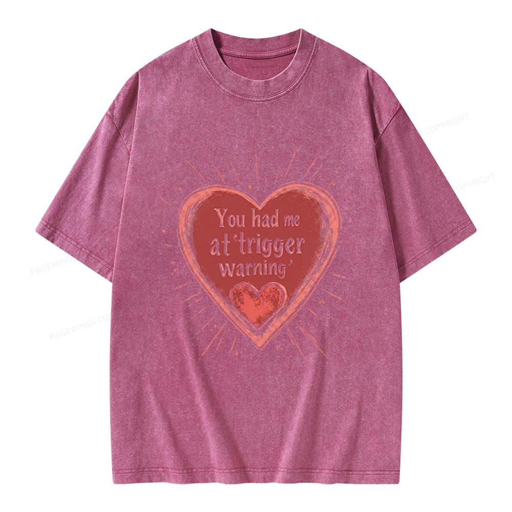Pagewings Dark Romance Unisex Washed T-shirt