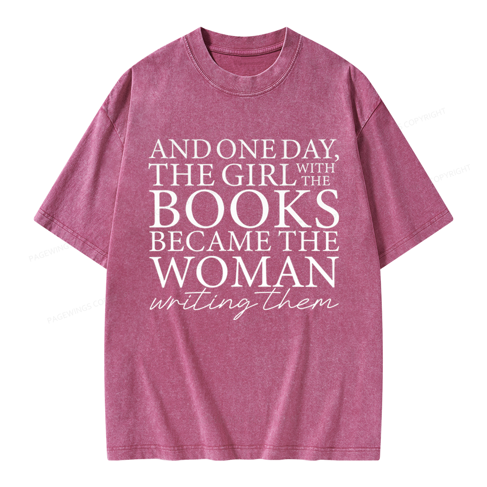 Pagewings Book Lover Unisex Washed T-shirt