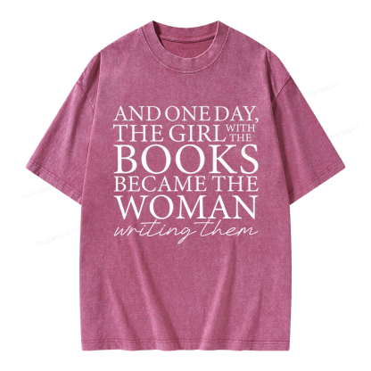 Pagewings Book Lover Unisex Washed T-shirt