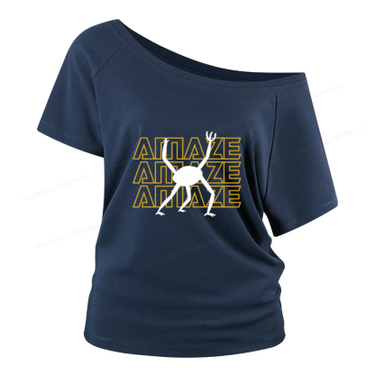 Pagewings Sci-Fi Book Lover Women Off Shoulder T-shirts
