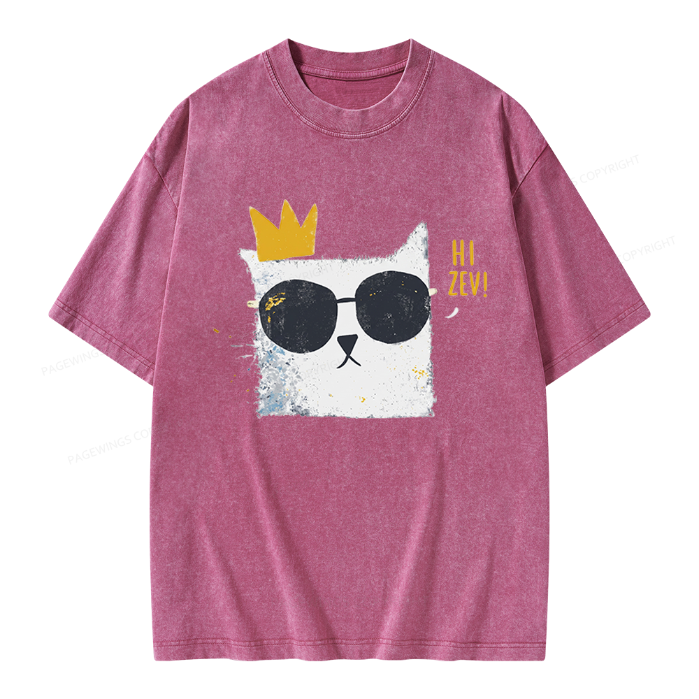 Pagewings Princess Donut Unisex Washed T-shirt