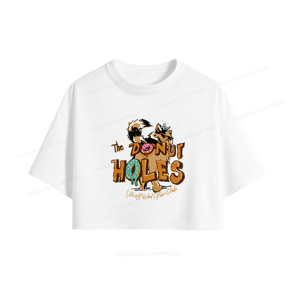 Pagewings Donut Holes Women Crop Tops