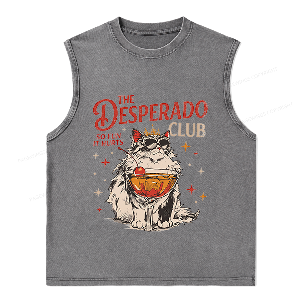 Pagewings Desperado Club Unisex Washed Tank Top