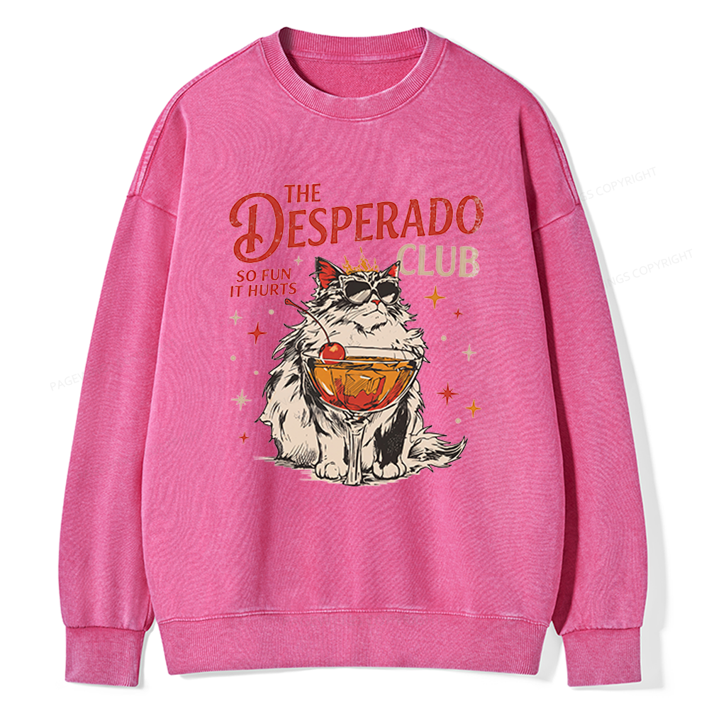 Pagewings Desperado Club Unisex Washed Sweatshirt