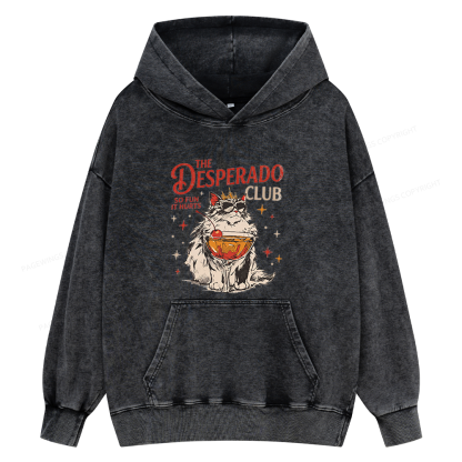 Pagewings Desperado Club Unisex Washed Hoodie