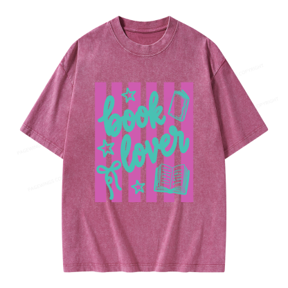 Pagewings Book Lover Unisex Washed T-shirt