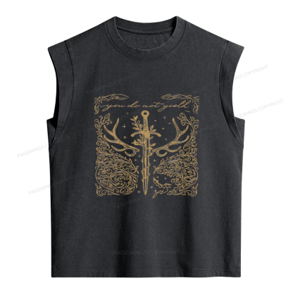 Pagewings You Do Not Yield Women's Washed Tank Top