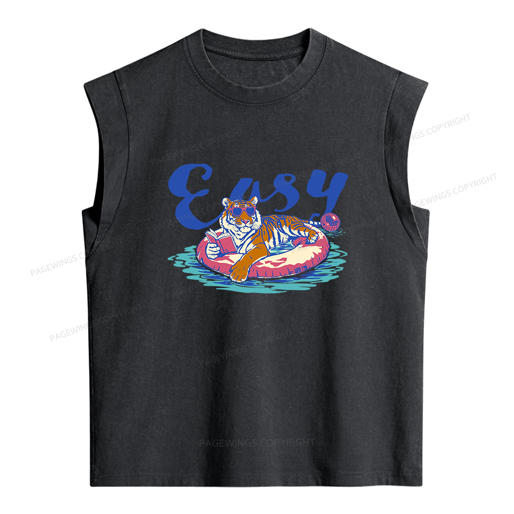 Pagewings Summer Reading Women's Washed Tank Top