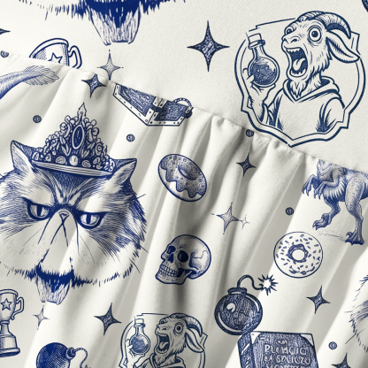 Pagewings Sci-Fi Book Lover  Printed Spaghetti Strap Midi Sundress