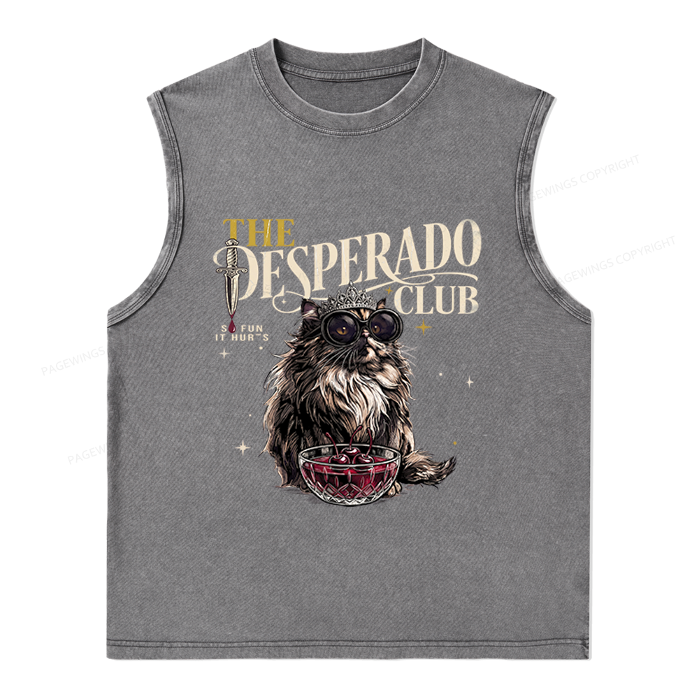 Pagewings Desperado Club Unisex Washed Tank Top
