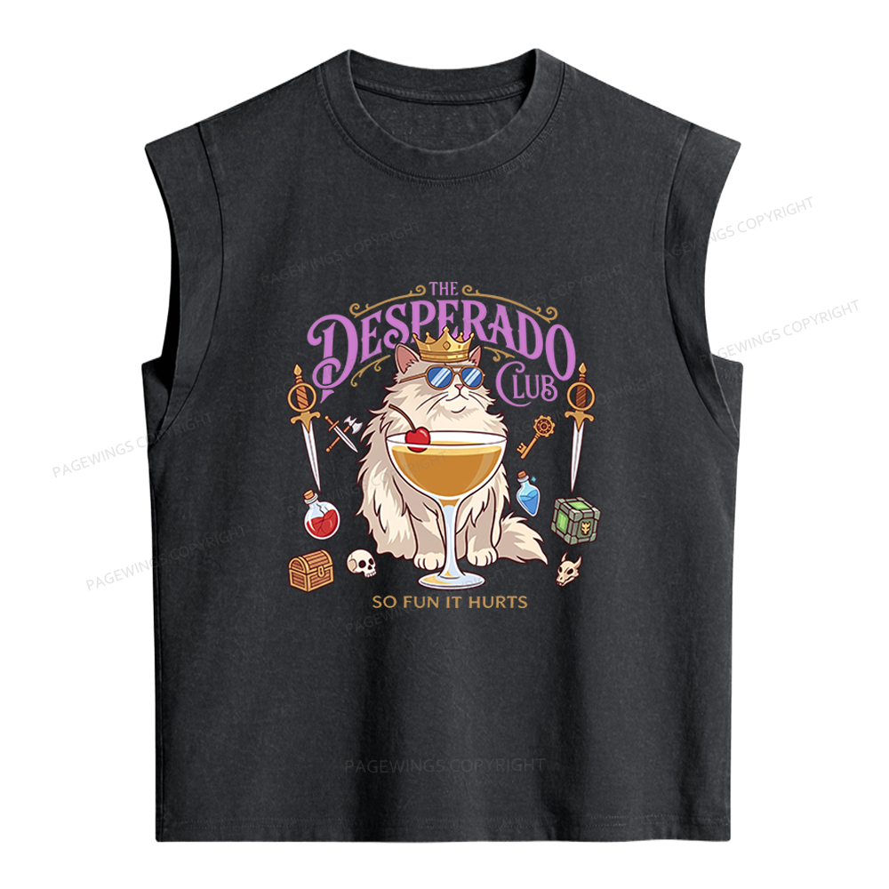 Pagewings Desperado Club Women's Washed Tank Top