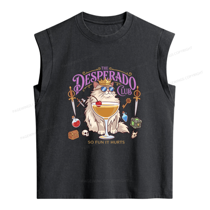 Pagewings Desperado Club Women's Washed Tank Top