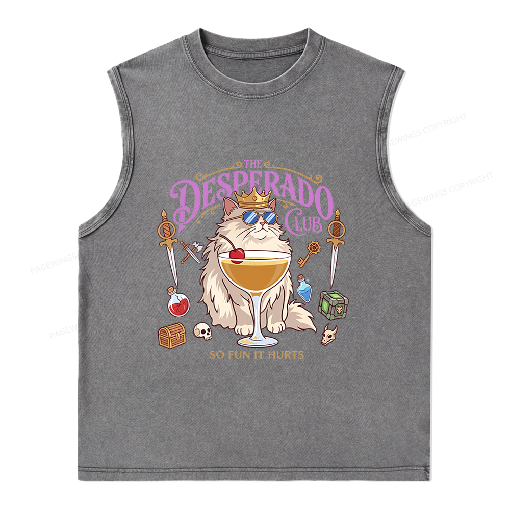 Pagewings Desperado Club Unisex Washed Tank Top