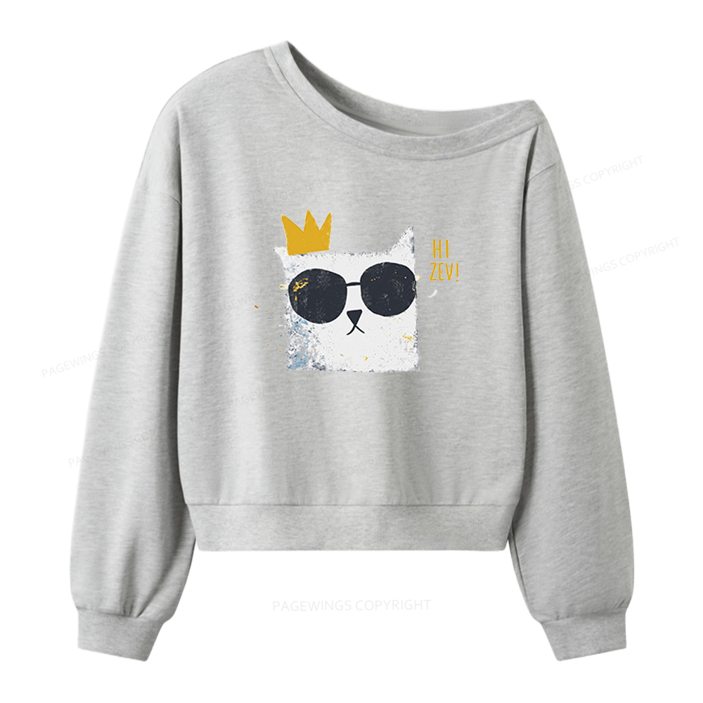 Pagewings Princess Donut Women Off Shoulder Sweatshirt