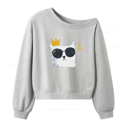 Pagewings Princess Donut Women Off Shoulder Sweatshirt