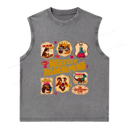 Pagewings New Achievement Unisex Washed Tank Top