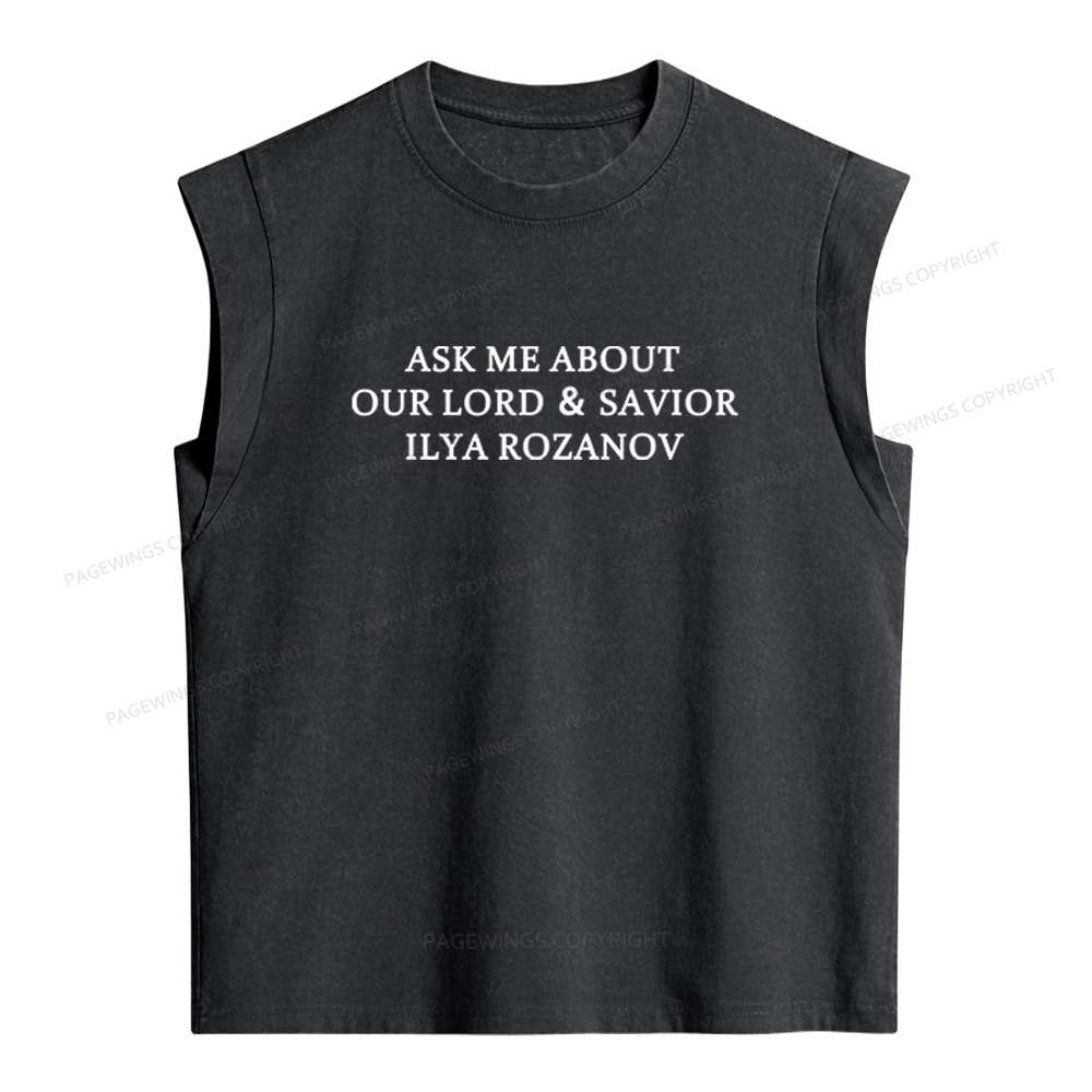 Pagewings Romance Lover Women's Washed Tank Top