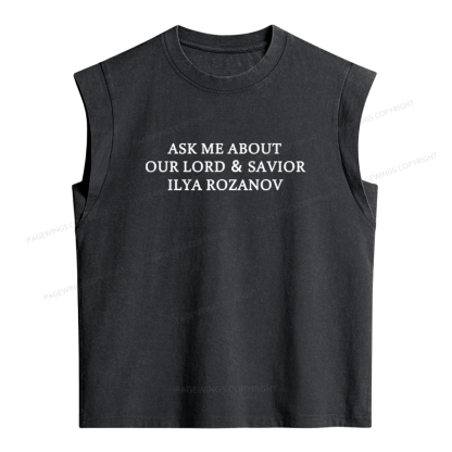 Pagewings Romance Lover Women's Washed Tank Top