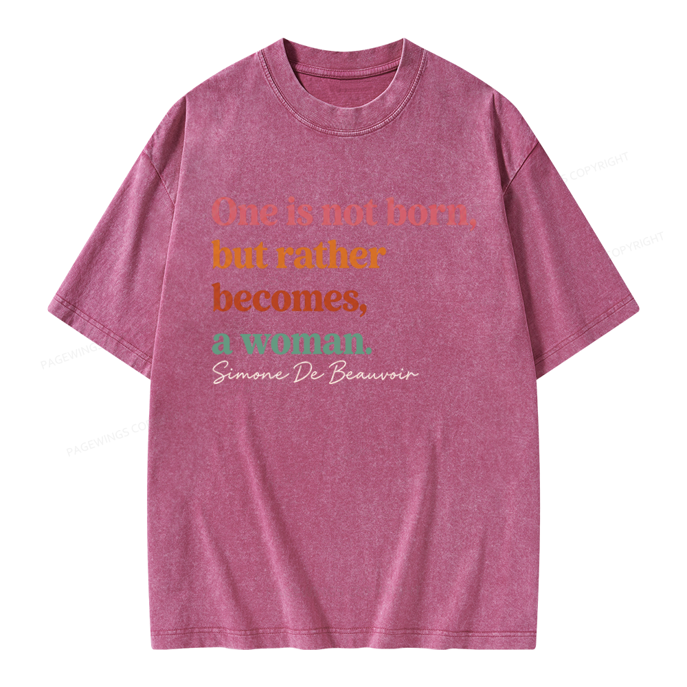 Pagewings Feminism Unisex Washed T-shirt