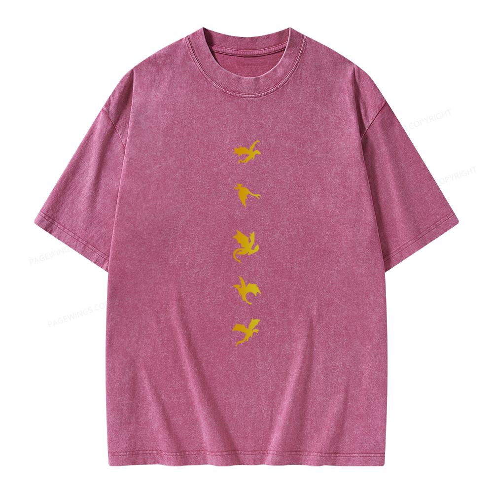Pagewings Fly Or Die Unisex Washed T-shirt