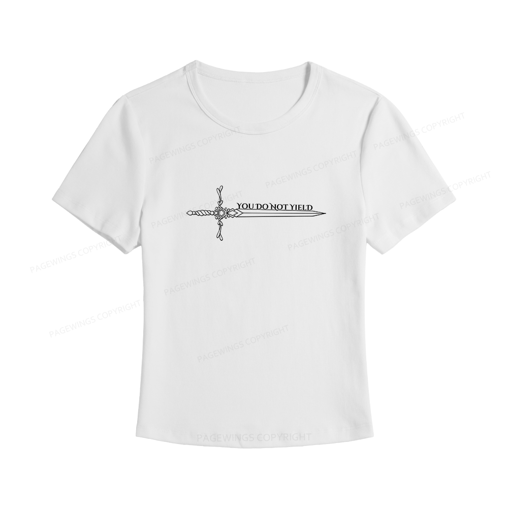 Pagewings You Do Not Yield Women's Baby Tee