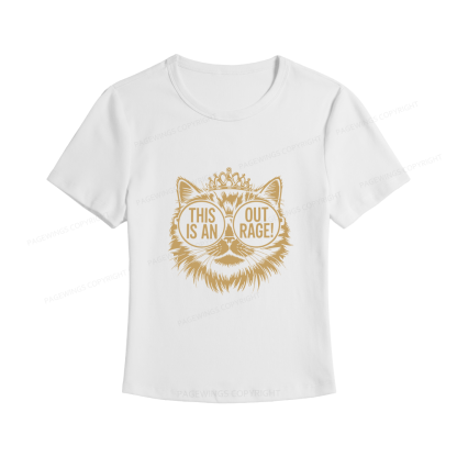 Pagewings This Is An Outrage Women's Baby Tee