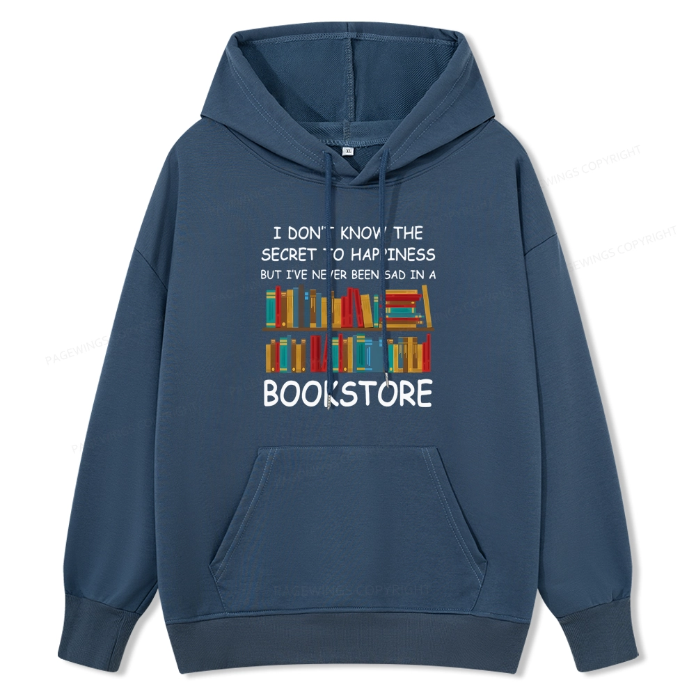Pagewings I've Never Been Sad In A Bookstore Unisex Classic Hoodie
