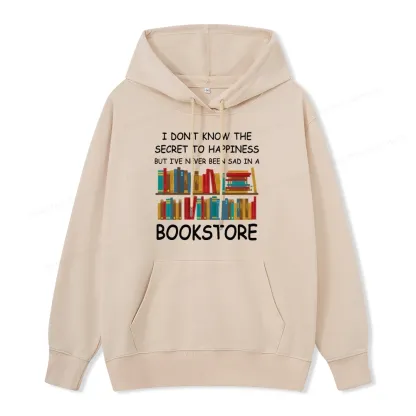 Pagewings I've Never Been Sad In A Bookstore Unisex Classic Hoodie