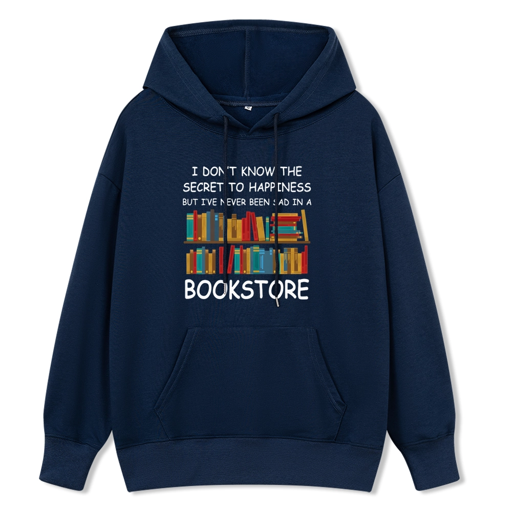 Pagewings I've Never Been Sad In A Bookstore Unisex Classic Hoodie