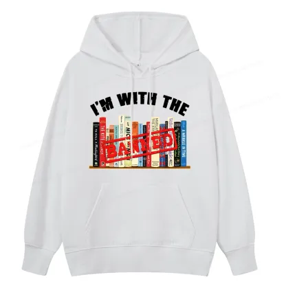 Pagewings I'm With The Banned Funny Book Unisex Classic Hoodie