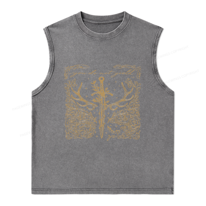 Pagewings You Do Not Yield Unisex Washed Tank Top