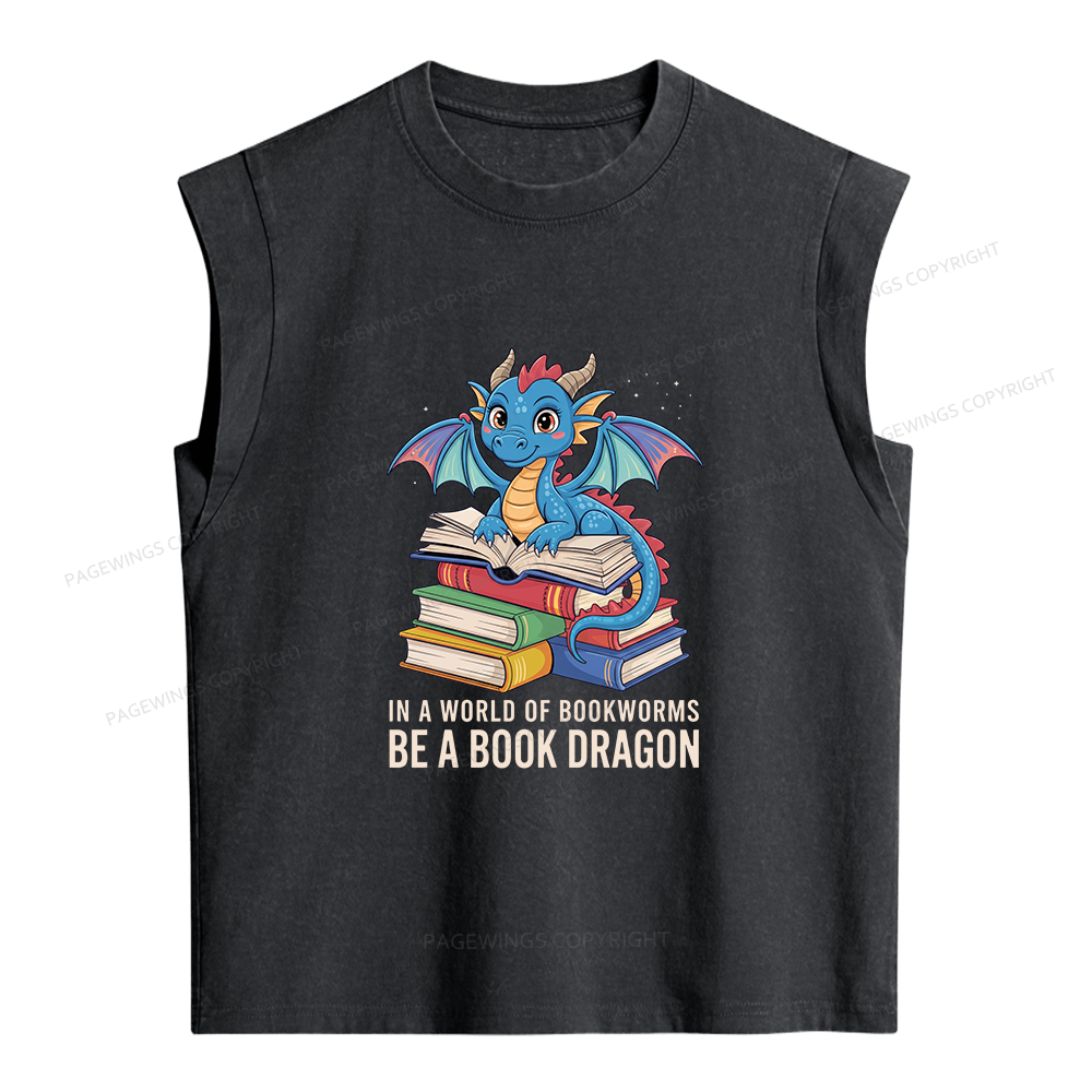 Pagewings Bookworms Women's Washed Tank Top