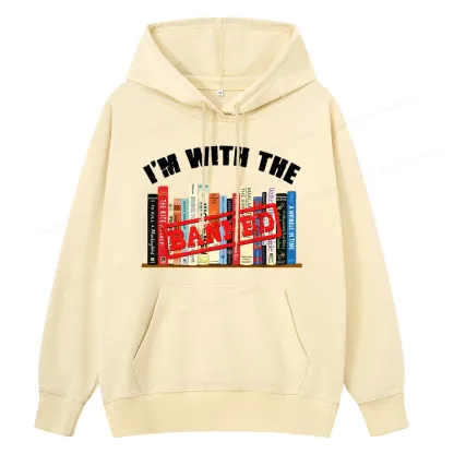 Pagewings I'm With The Banned Funny Book Unisex Classic Hoodie