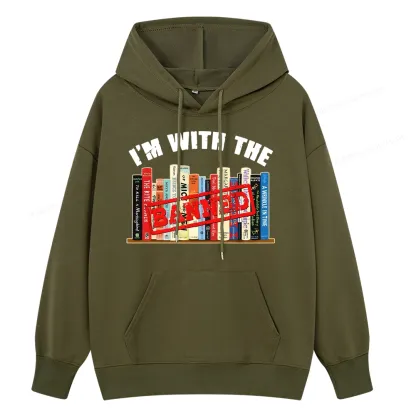 Pagewings I'm With The Banned Funny Book Unisex Classic Hoodie