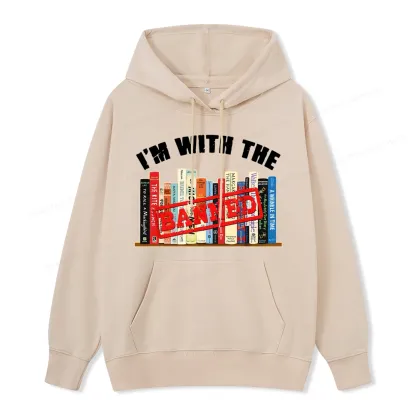 Pagewings I'm With The Banned Funny Book Unisex Classic Hoodie
