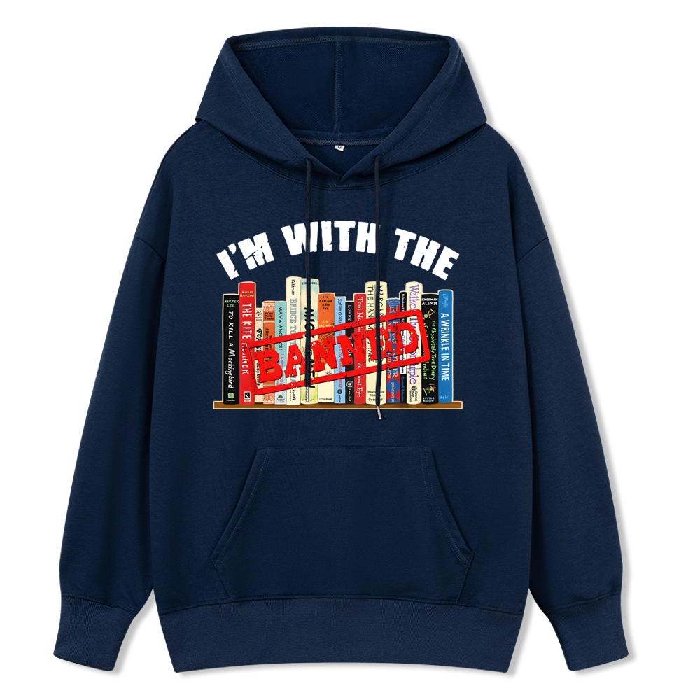 Pagewings I'm With The Banned Funny Book Unisex Classic Hoodie