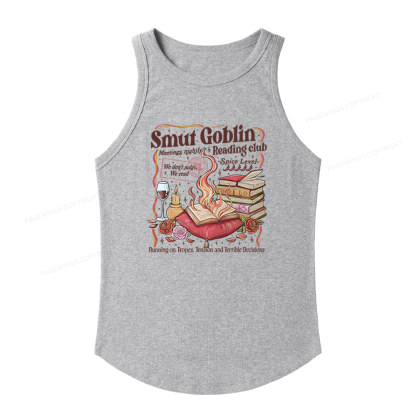 Pagewings Slim Fit Smut Goblin Dark Romance Bookish Women's Fitted Tank Top