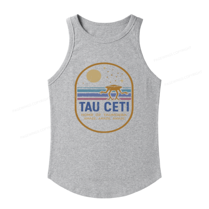 Pagewings Slim Fit Sci‑Fi Fan Women's Fitted Tank Top